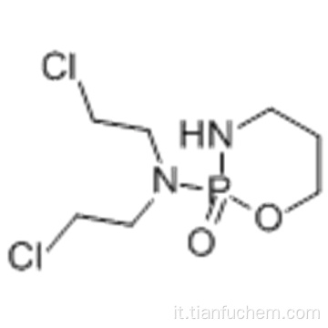 2H-1,3,2-oxazaphosforin-2-ammina, N, N-bis (2-cloroetil) tetraidro-, 2-ossido CAS 50-18-0